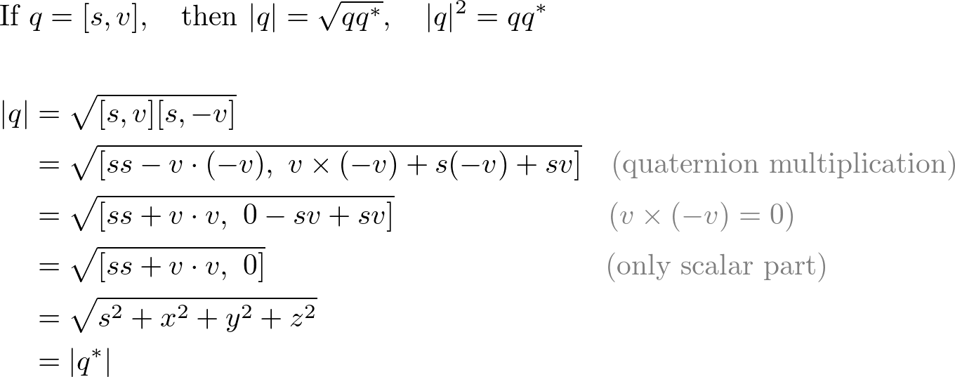 quaternion norm