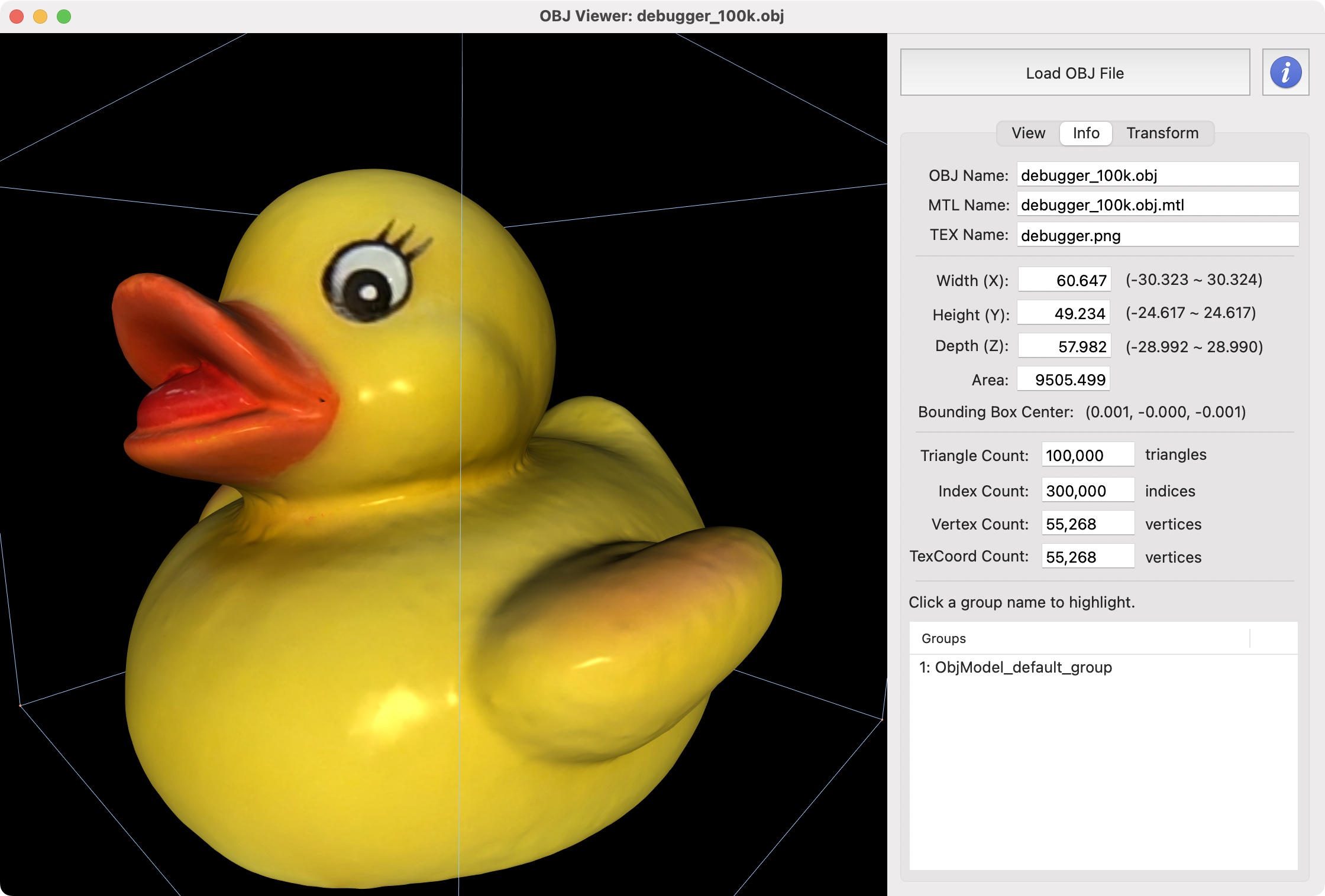 ObjViewer for macOS
