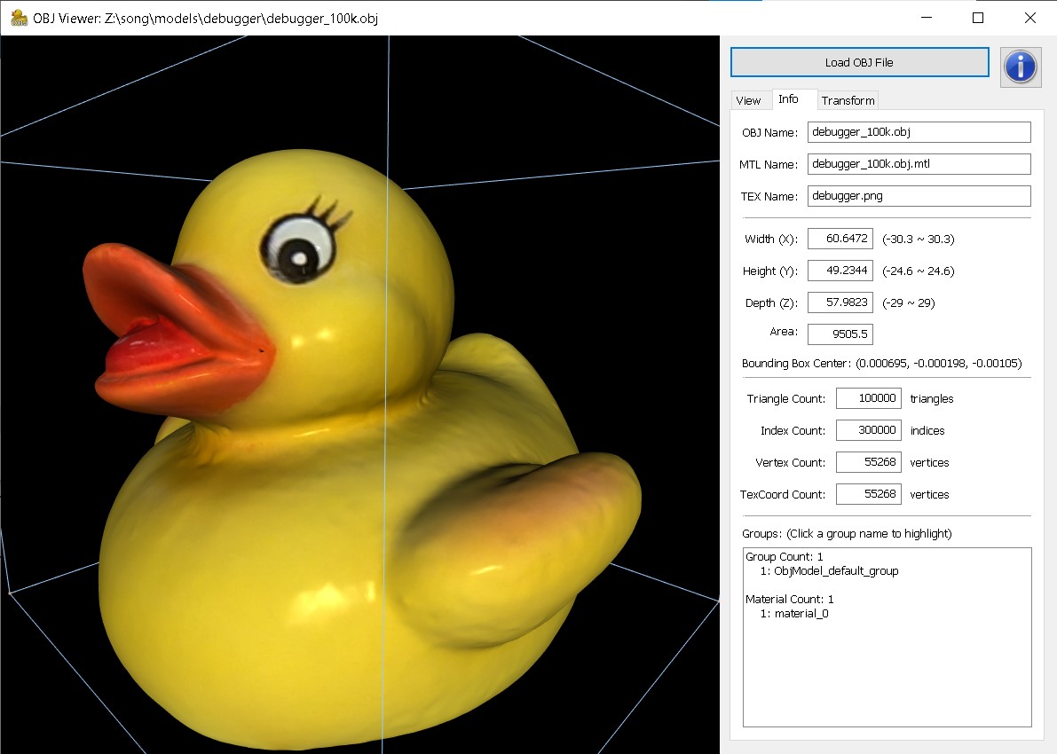 ObjViewer for windows