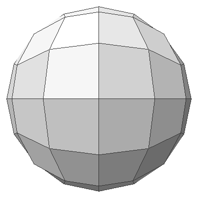 cubesphere at subdivision 2