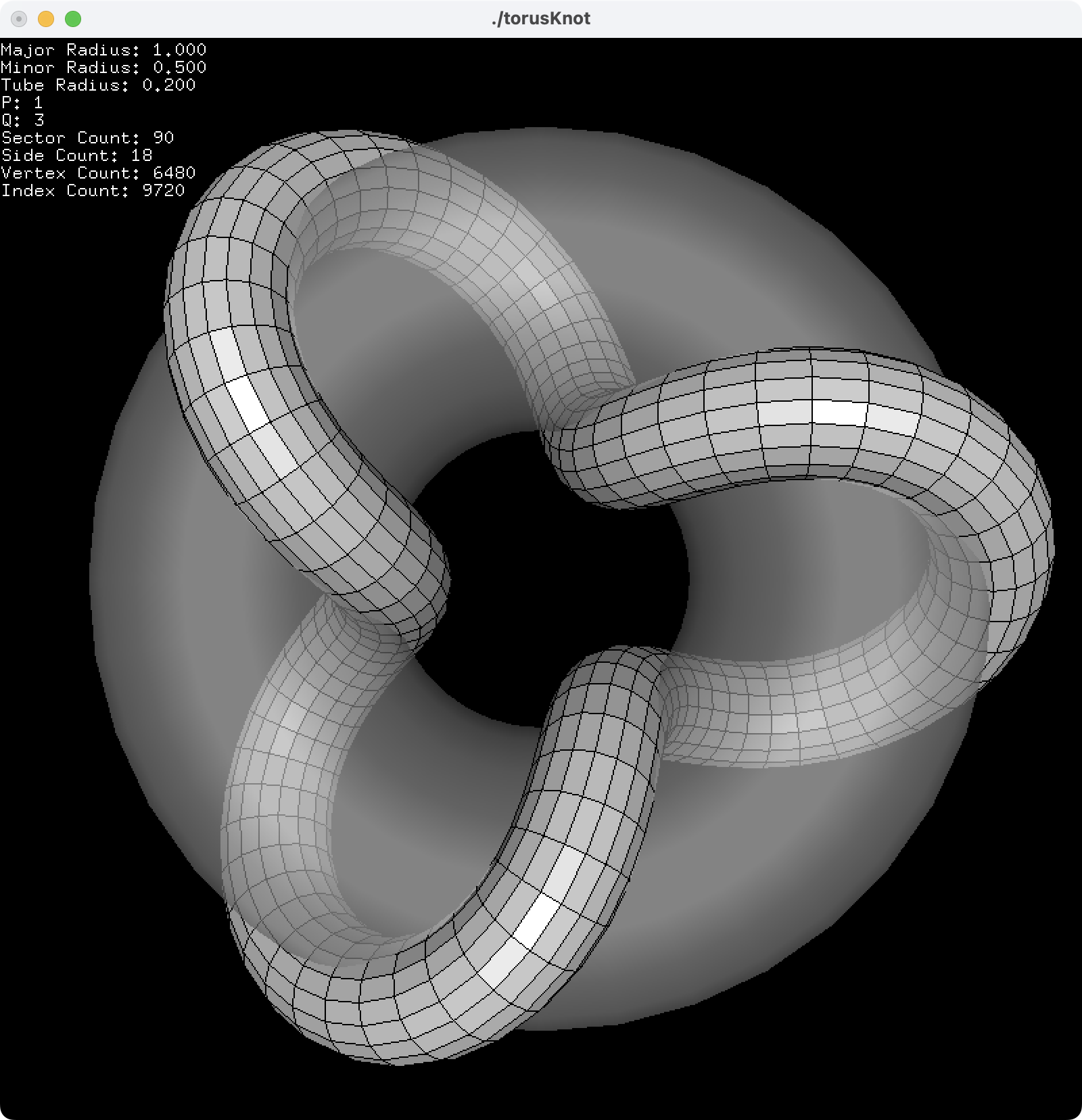 example of drawing torus knot