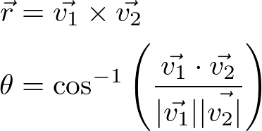 rotation axis and angle